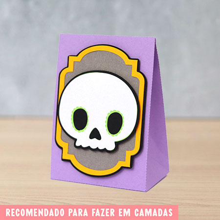 Caixa Sacolinha - Caveirinha 02